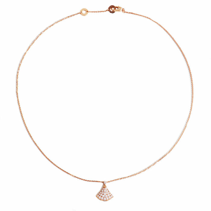 Collana Divas Dream Oro Rosa Diamanti